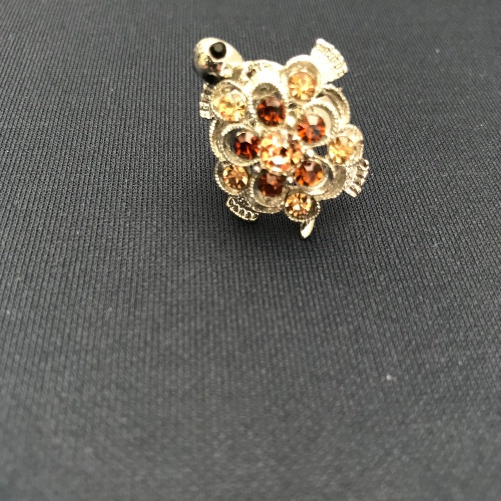 Silver Turtle Ring - Picture 2 of 6